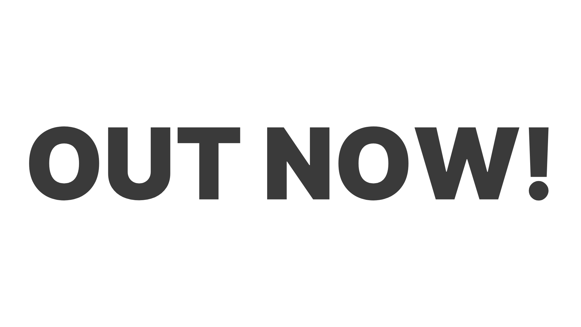 Out Now! logo, representing a bold and inclusive LGBTQ+ fashion brand focused on connection, self-expression, and community.